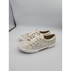 Michael Kors MK Keaton Women's‎ Sneakers Size 3 Creme Colored
